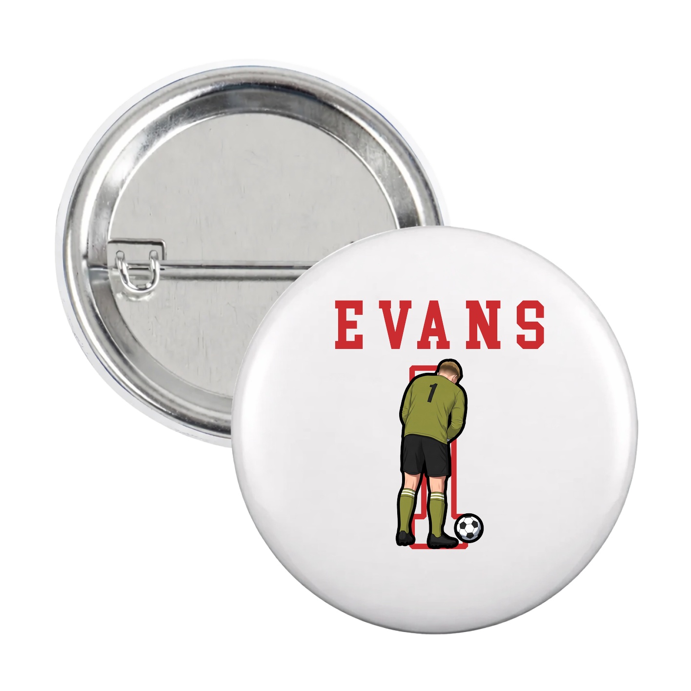 Game Day Button — Shirsey in White