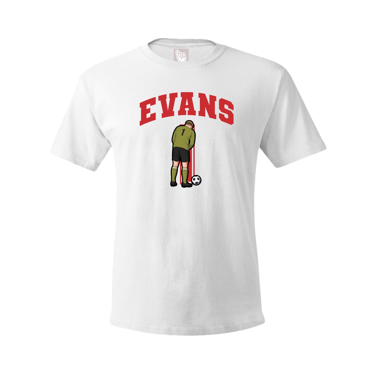 Tee — Number in White