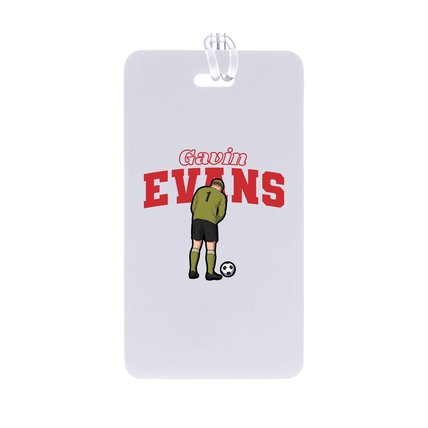 Bag Tag — Name Arch in Classic