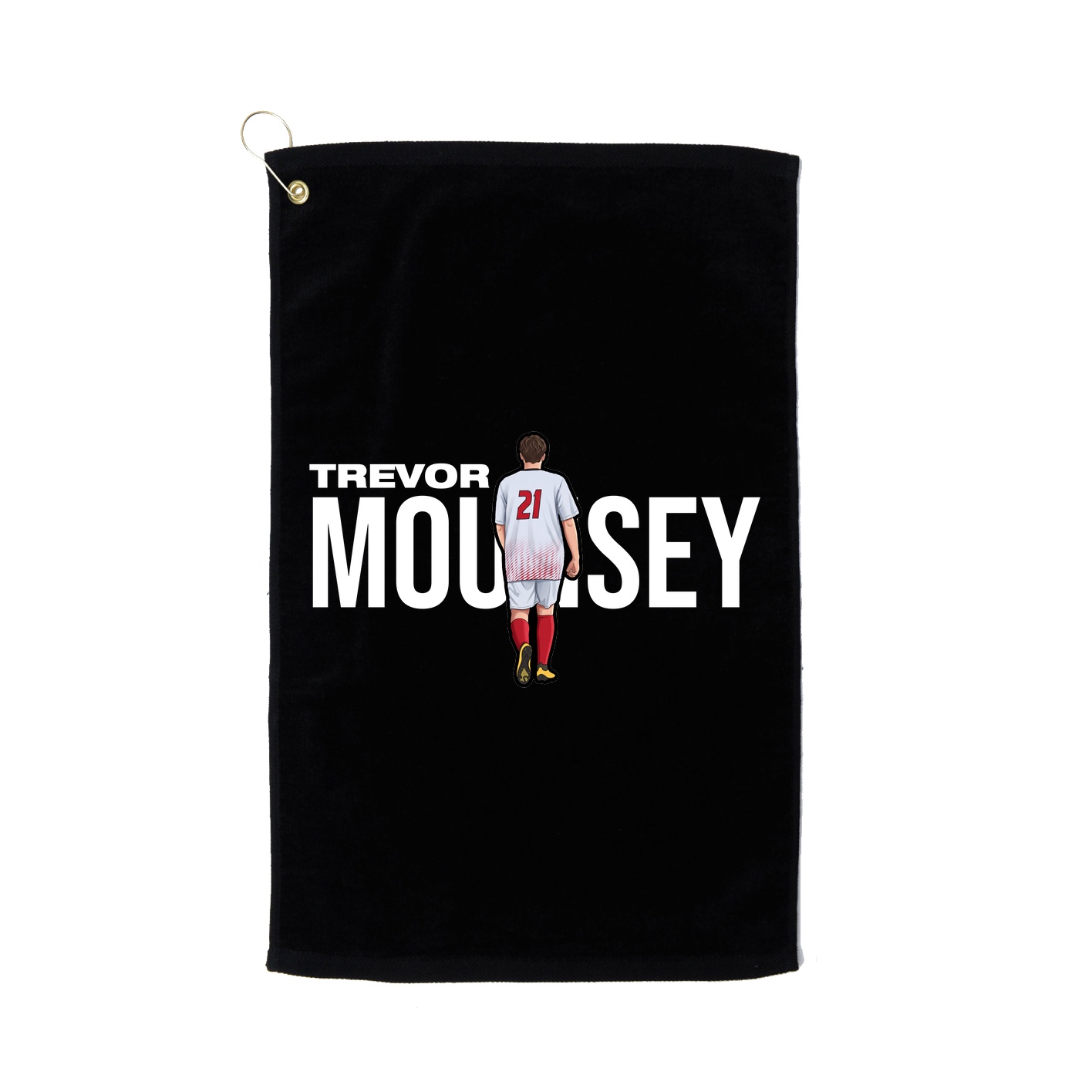 Golf Towel — Player Name in Black