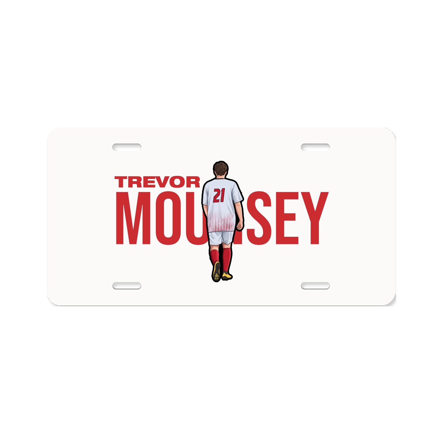 License Plate — Player Name in Classic