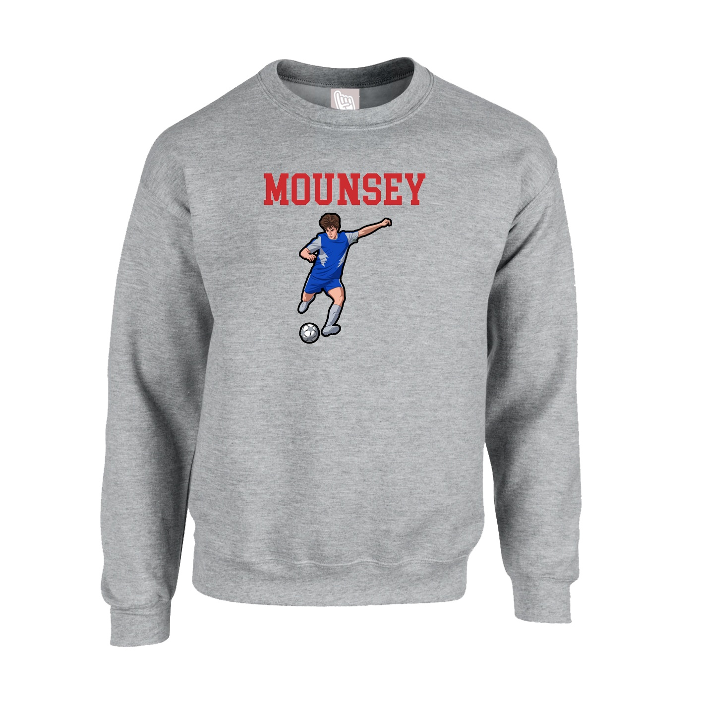 Fleece Crew — Shirsey in Grey