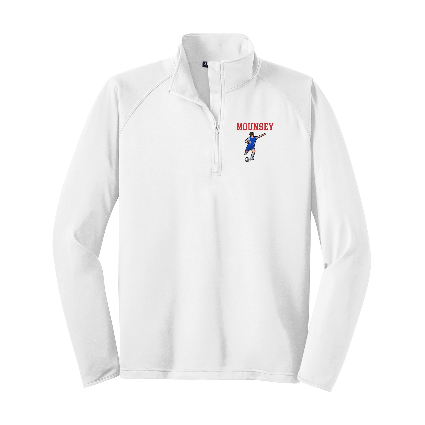 Q-Zip Pullover — Shirsey in White