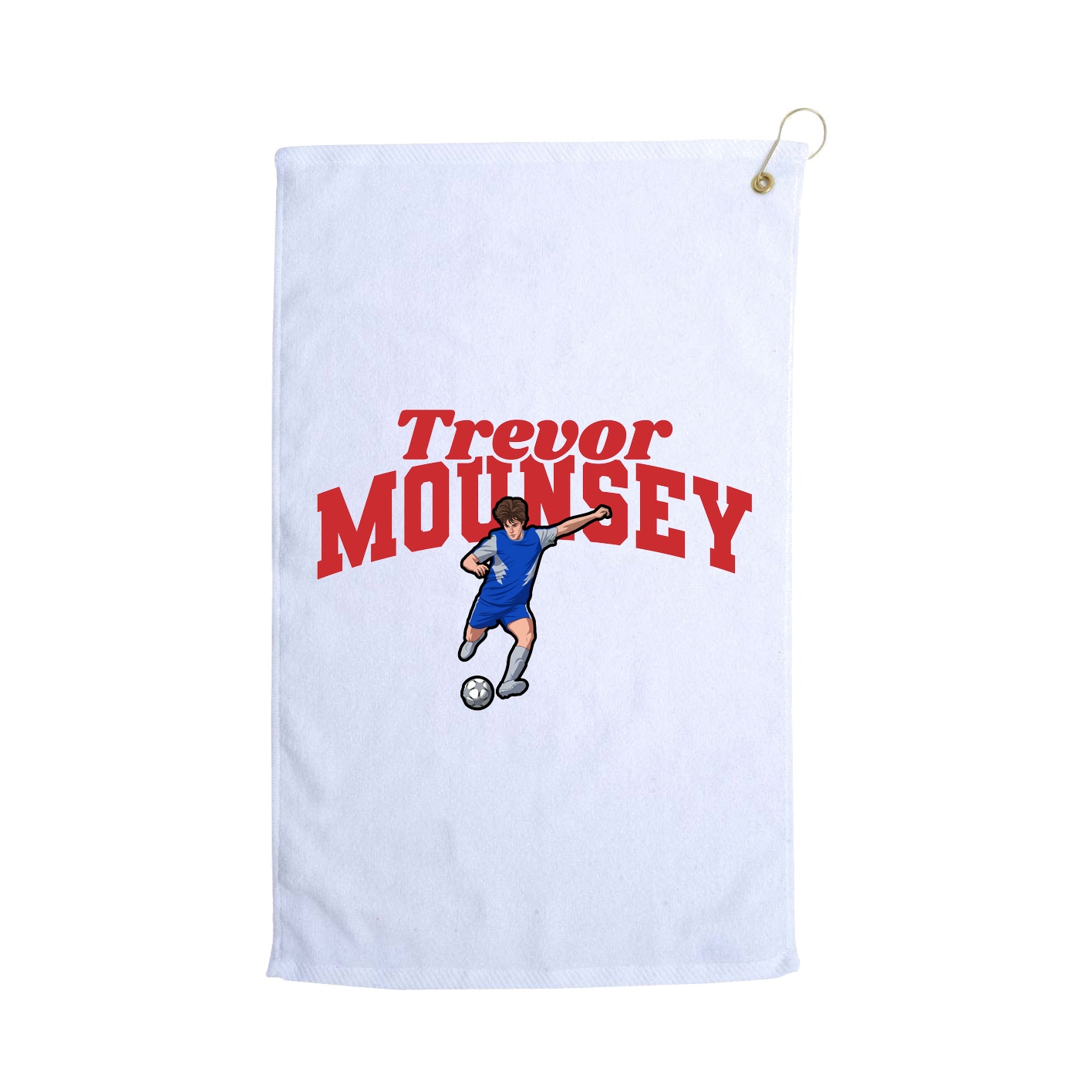 Golf Towel — Signature Arch in White