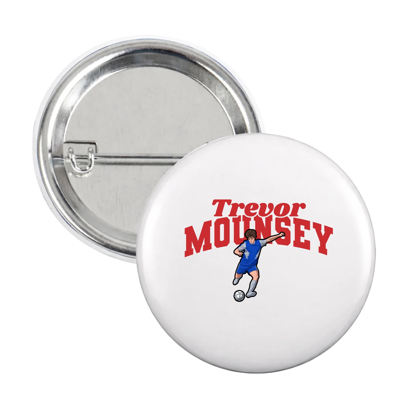Game Day Button — Signature Arch in White