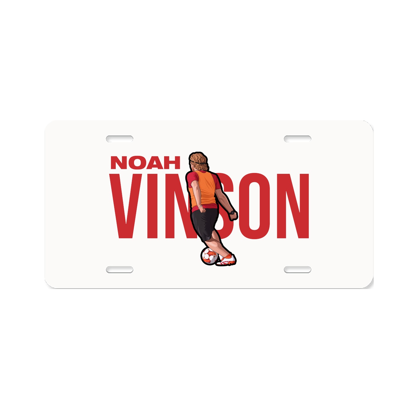 License Plate — Player Name in Classic