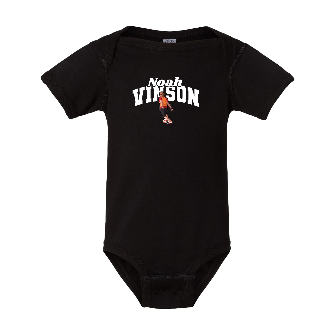 Baby Onesie — Signature Arch in Black