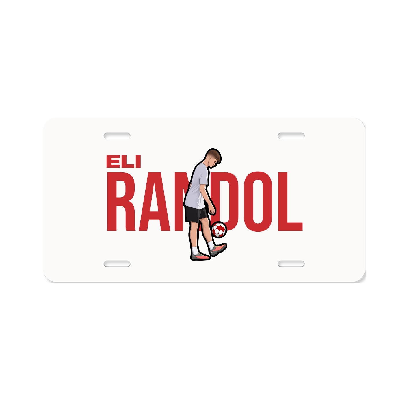 License Plate — Player Name in Classic