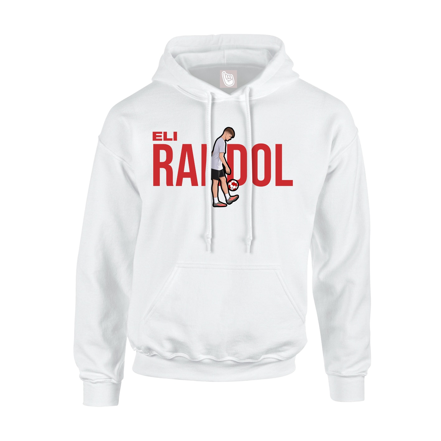 Youth Hoodie — Player Name in White