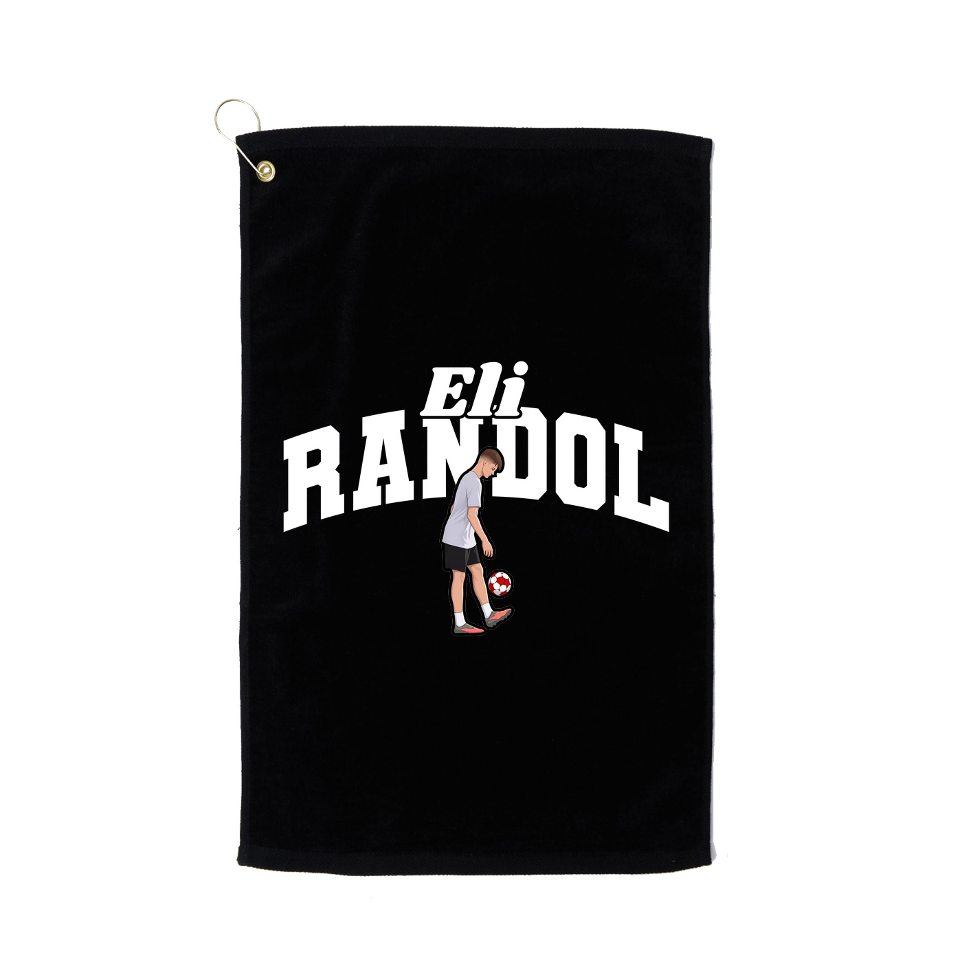 Golf Towel — Signature Arch in Black