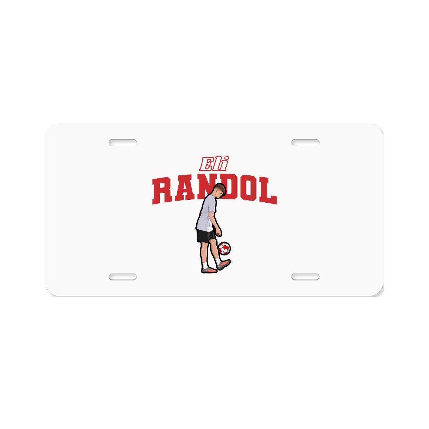 License Plate — Name Arch in Classic