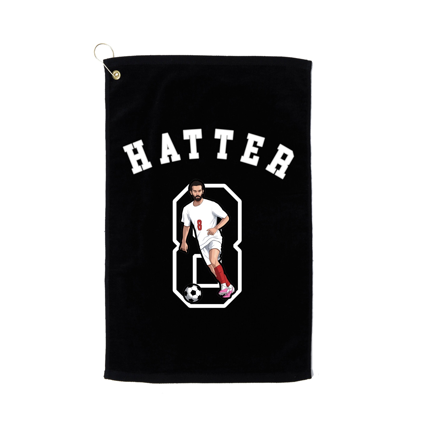 Golf Towel — Shirsey Arch in Black