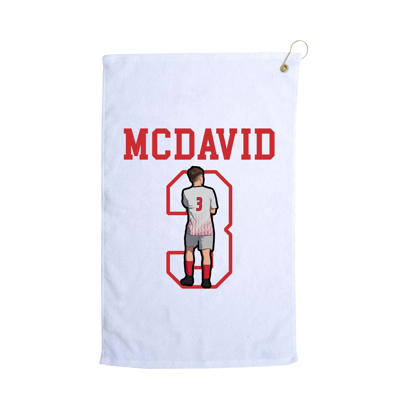 Golf Towel — Shirsey in White