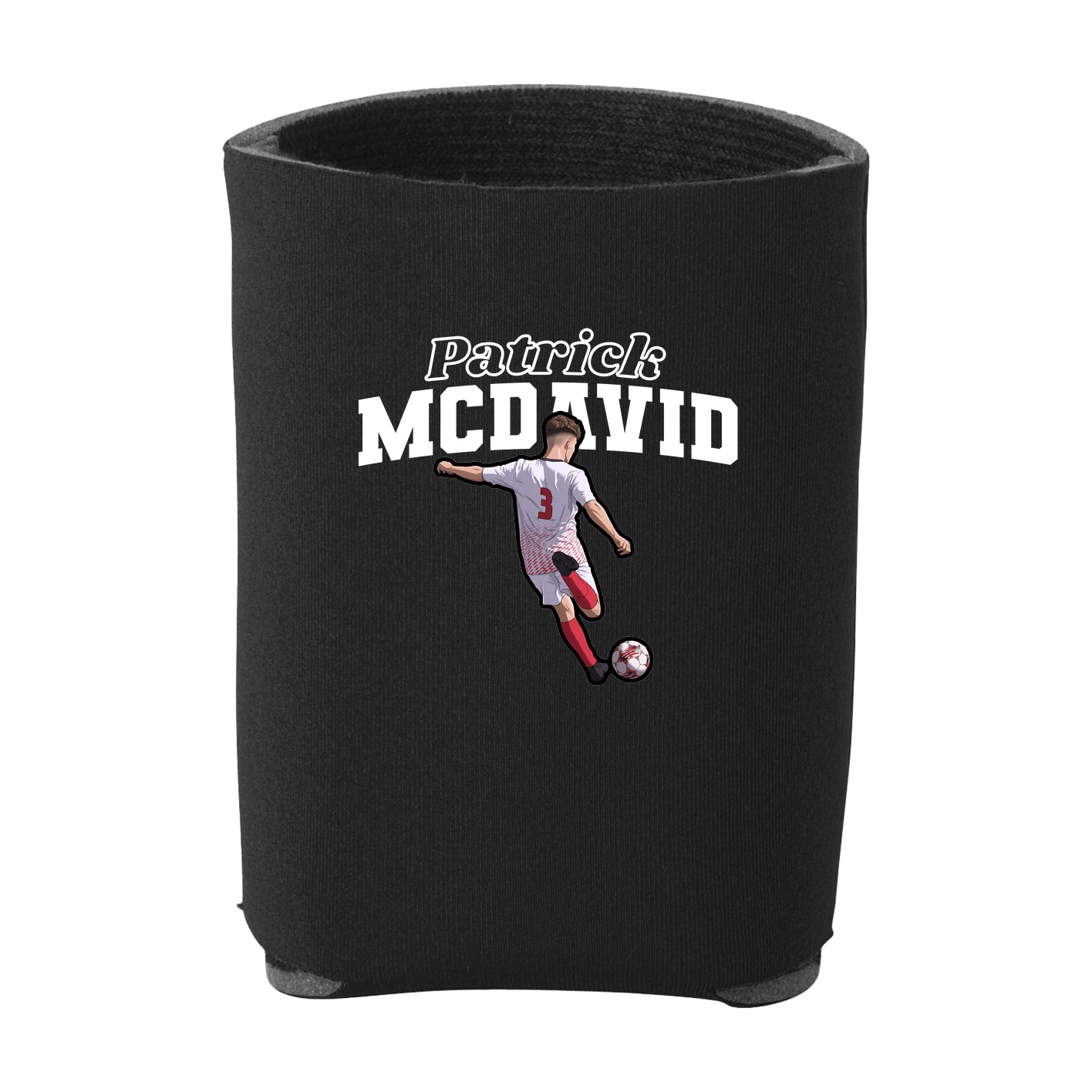 Can Holder — Name Arch in Black