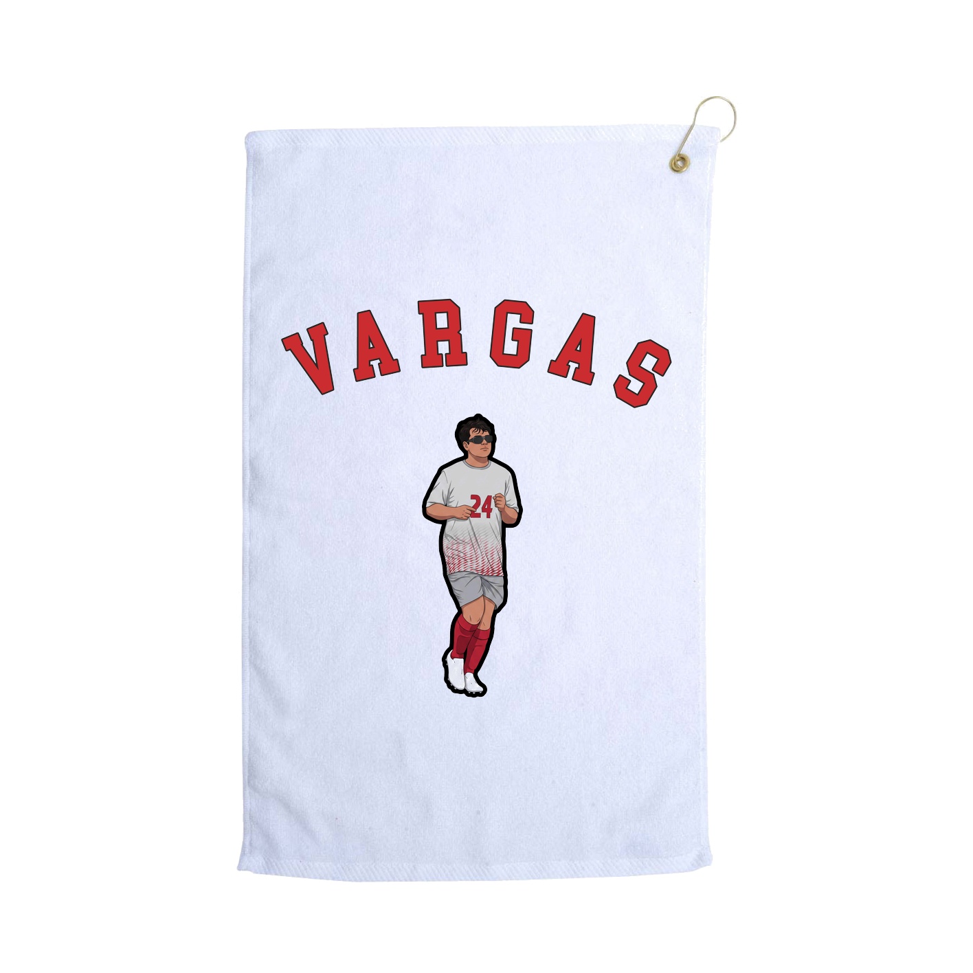 Golf Towel — Shirsey Arch in White