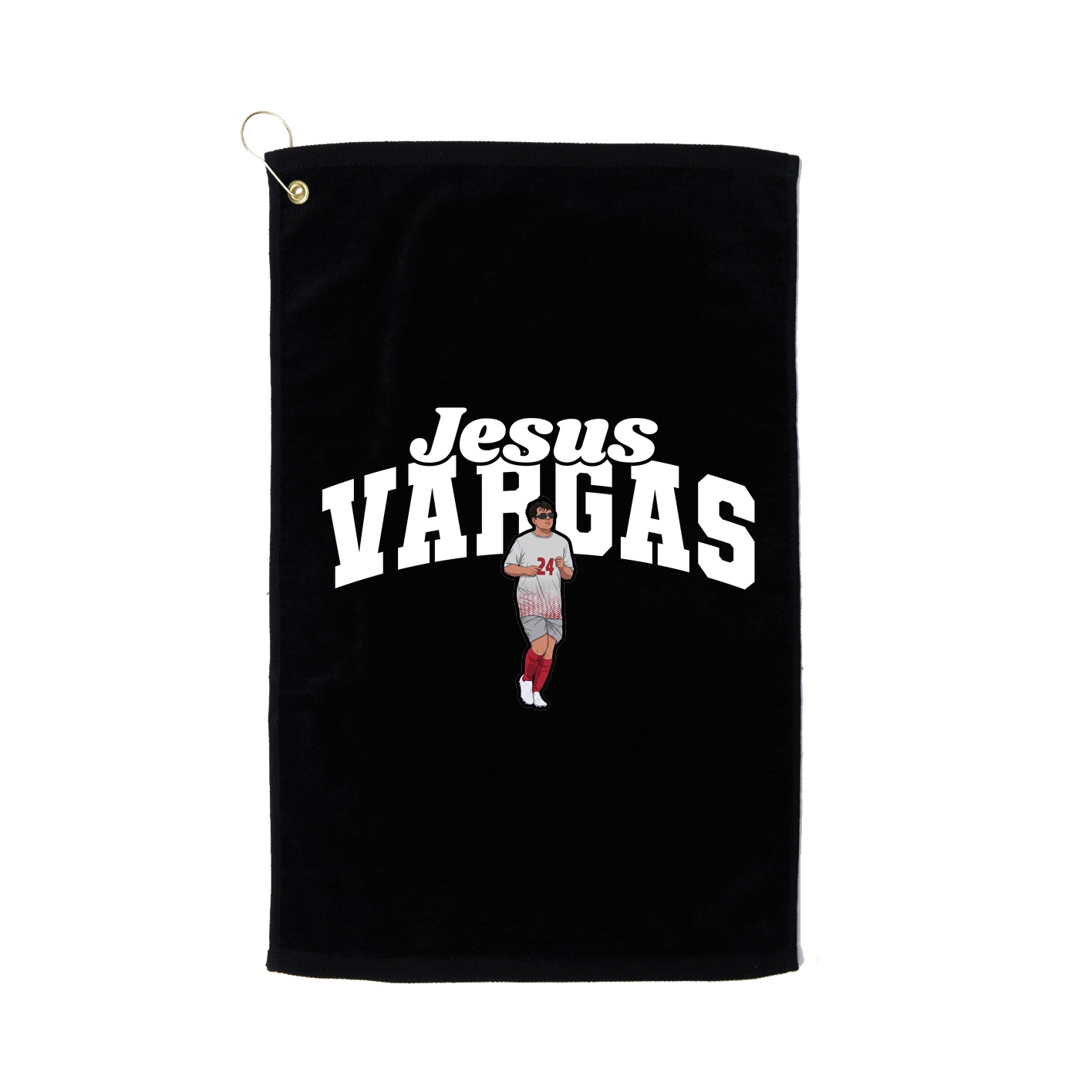 Golf Towel — Signature Arch in Black