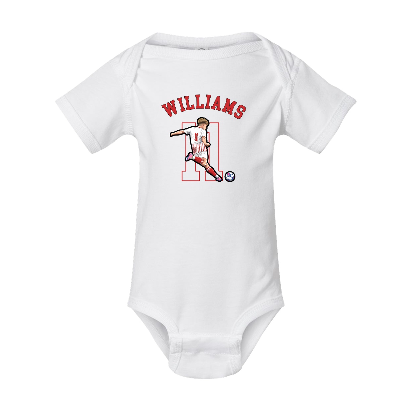 Baby Onesie — Shirsey Arch in White