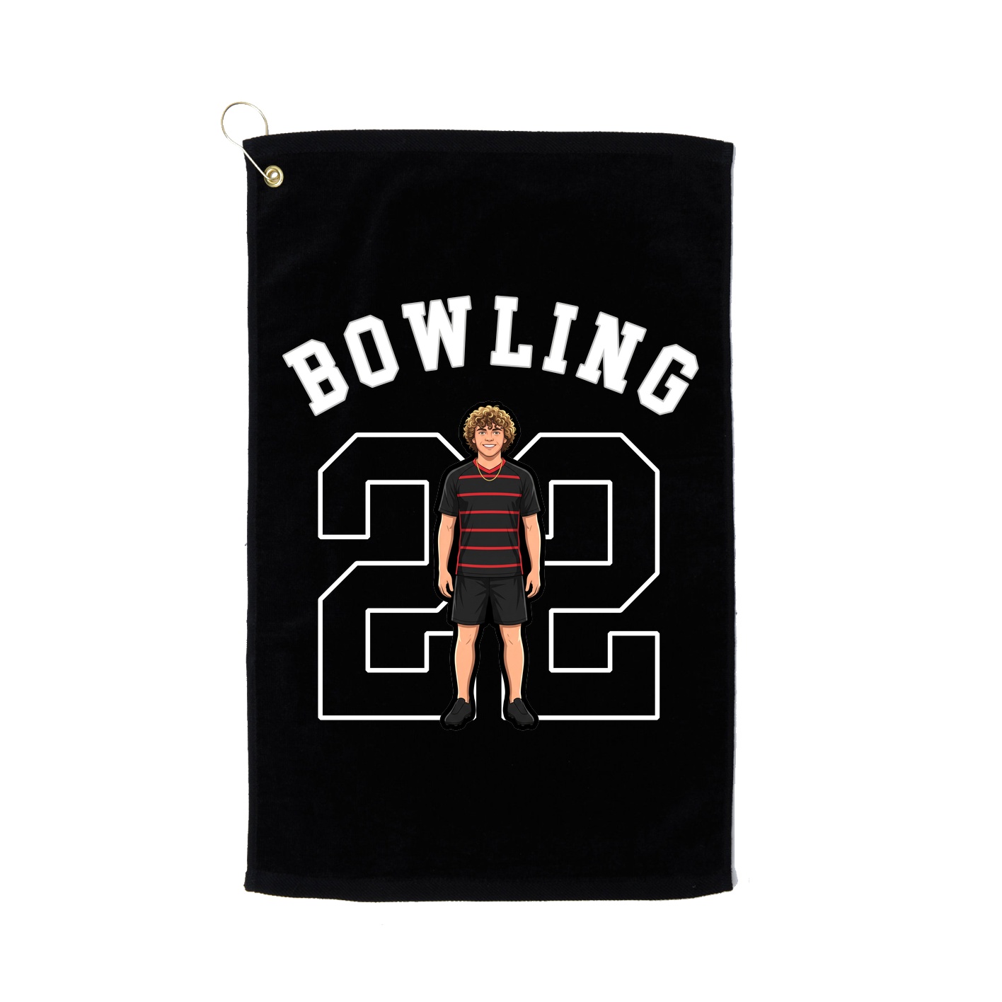 Golf Towel — Shirsey Arch in Black