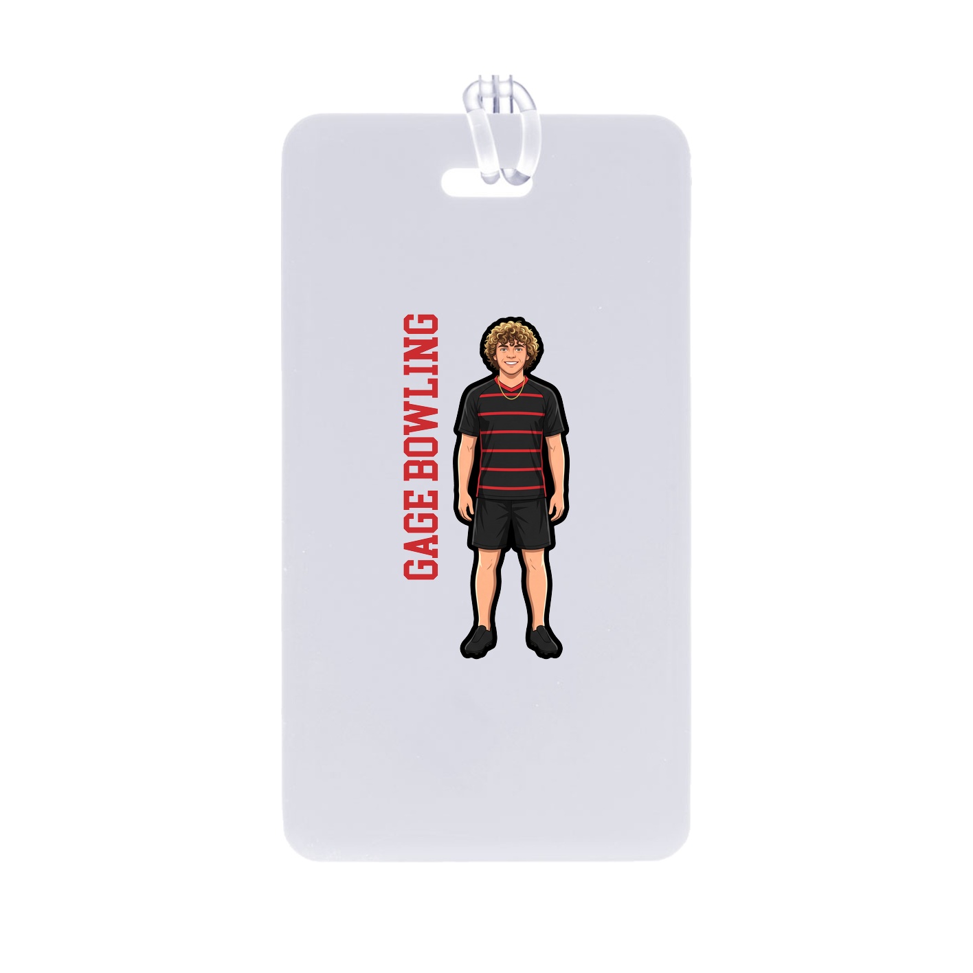 Bag Tag — Name Vertical in Classic