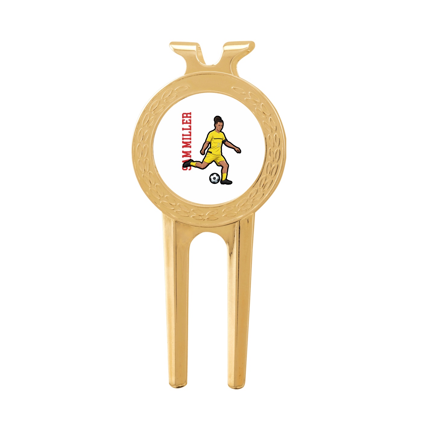 Divot Tool with Ball Marker — Name Vertical in Classic