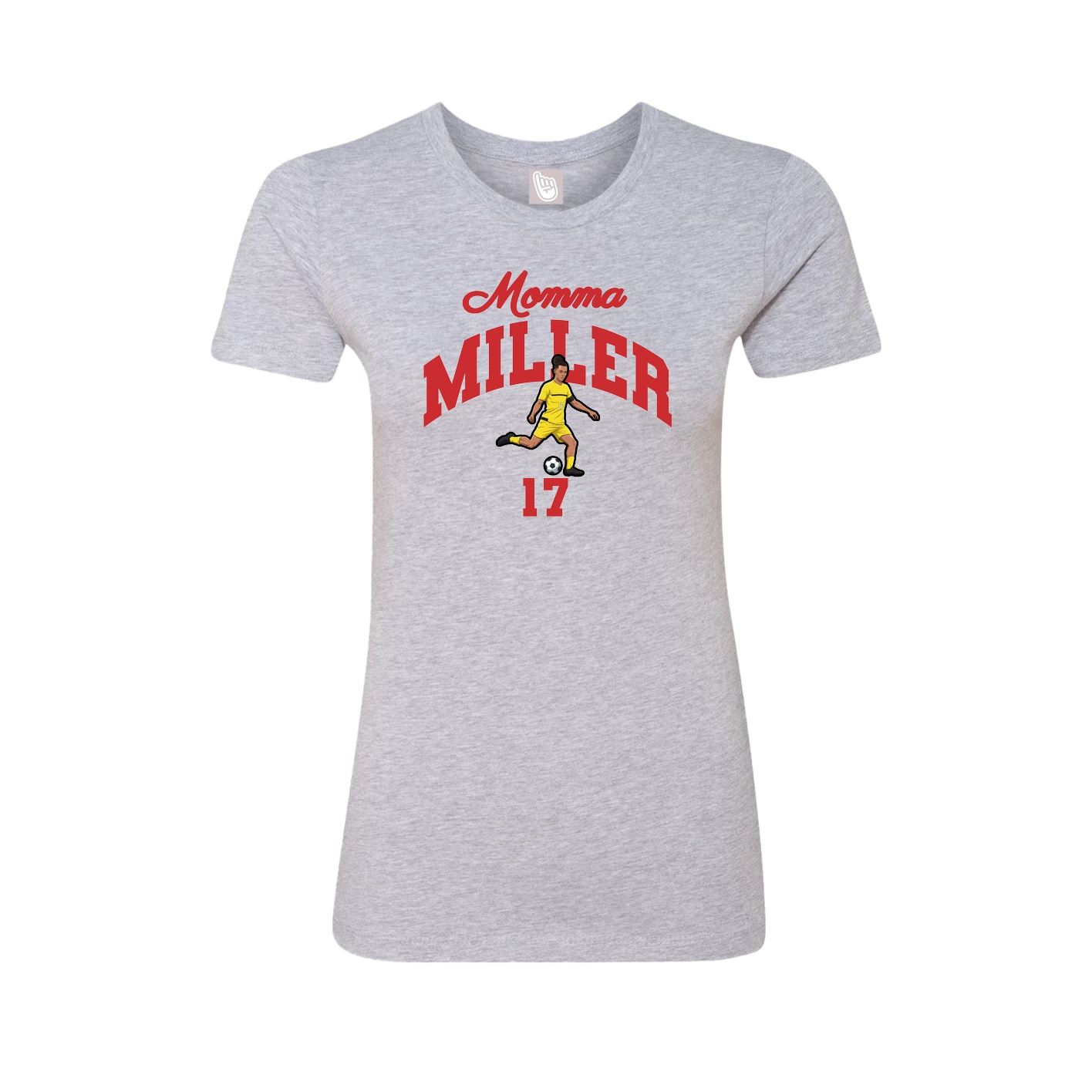 Womens Tee — Mothers Day Arch in Grey
