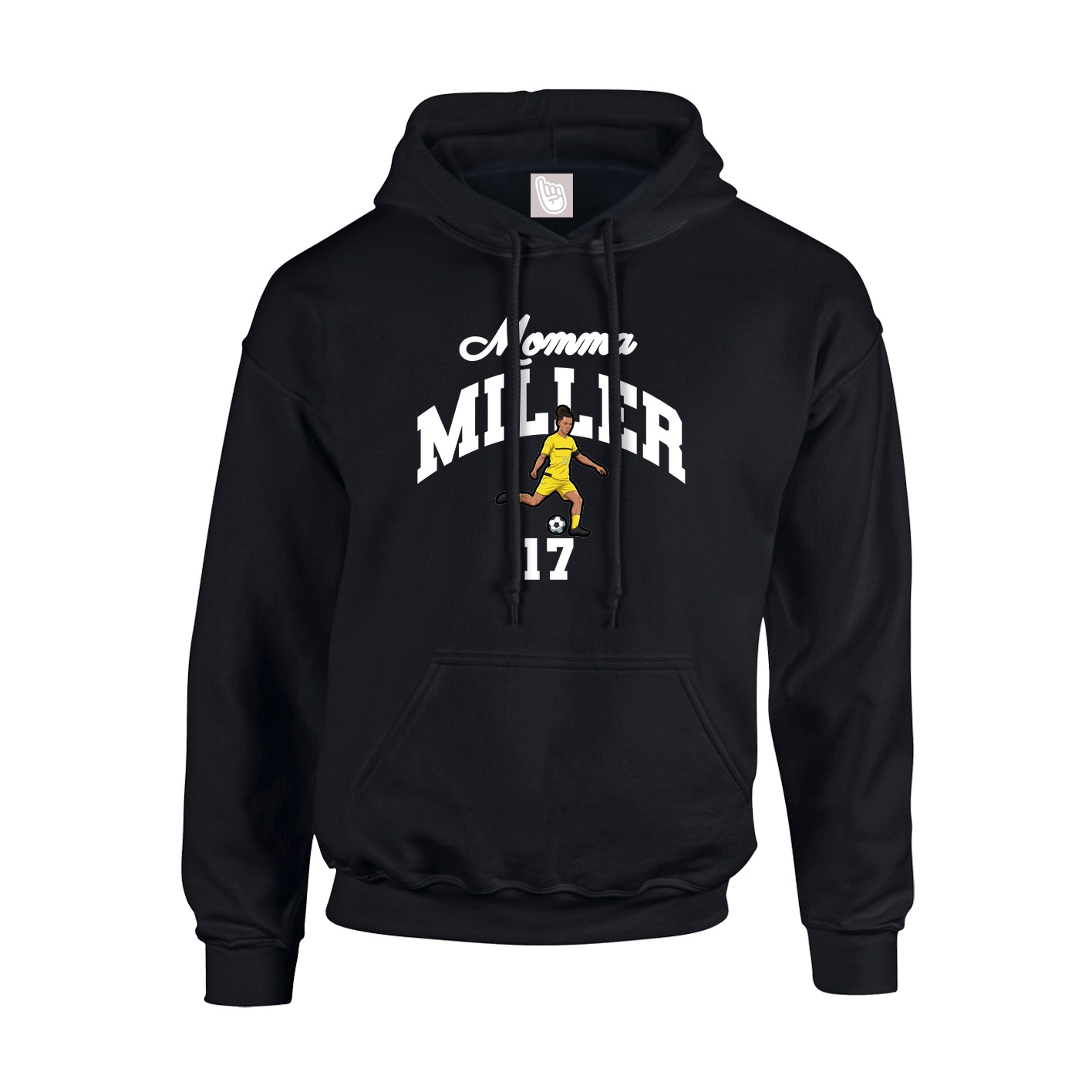 Hoodie — Mothers Day Arch in Black