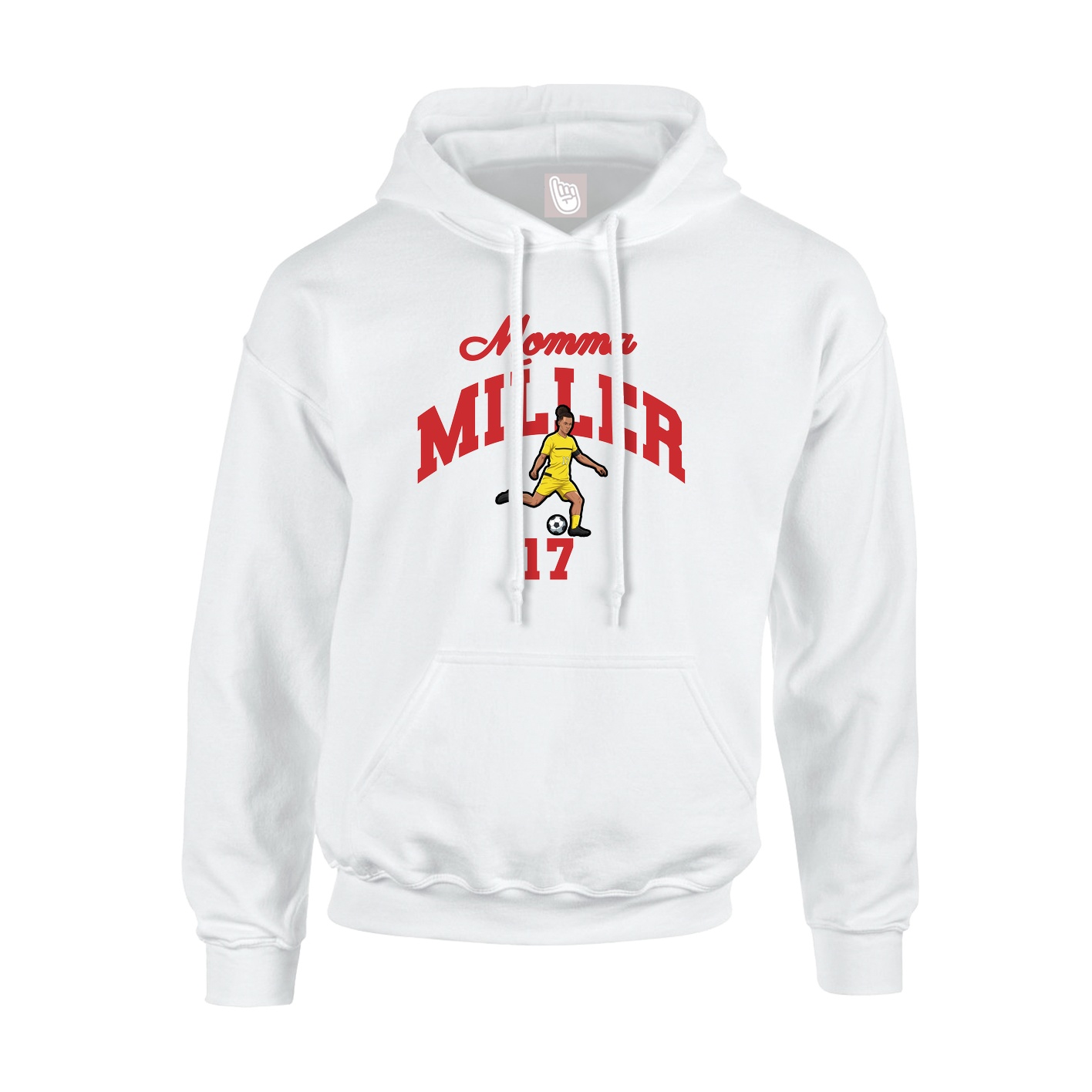 Youth Hoodie — Mothers Day Arch in White