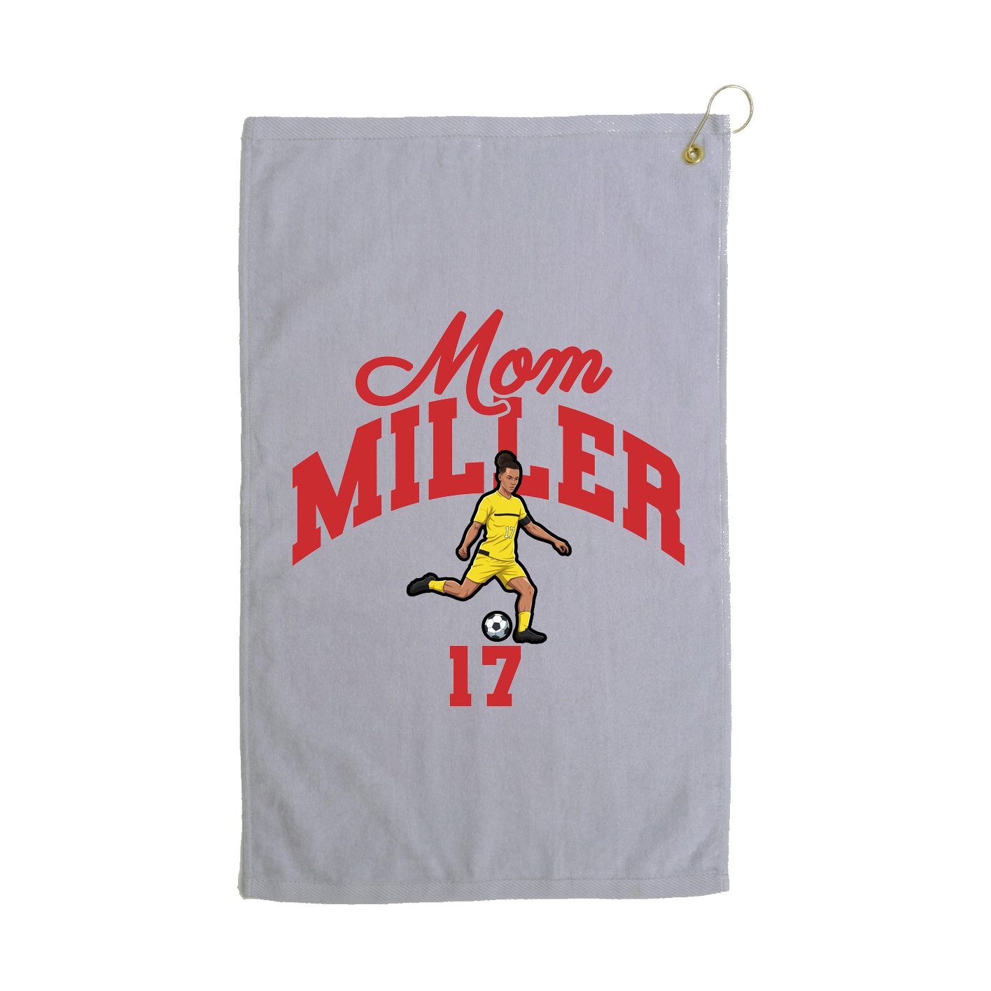 Golf Towel — Mothers Day Arch in Grey