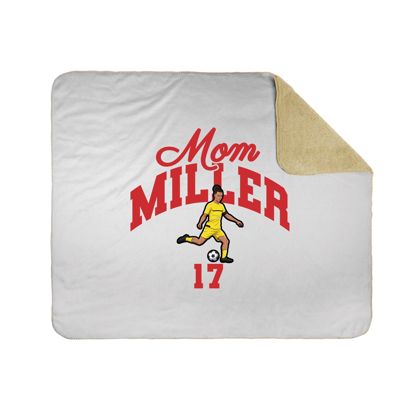 Throw Blanket — Mothers Day Arch in White