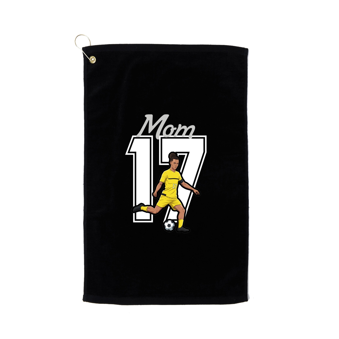 Golf Towel — Mothers Day Shirsey in Black
