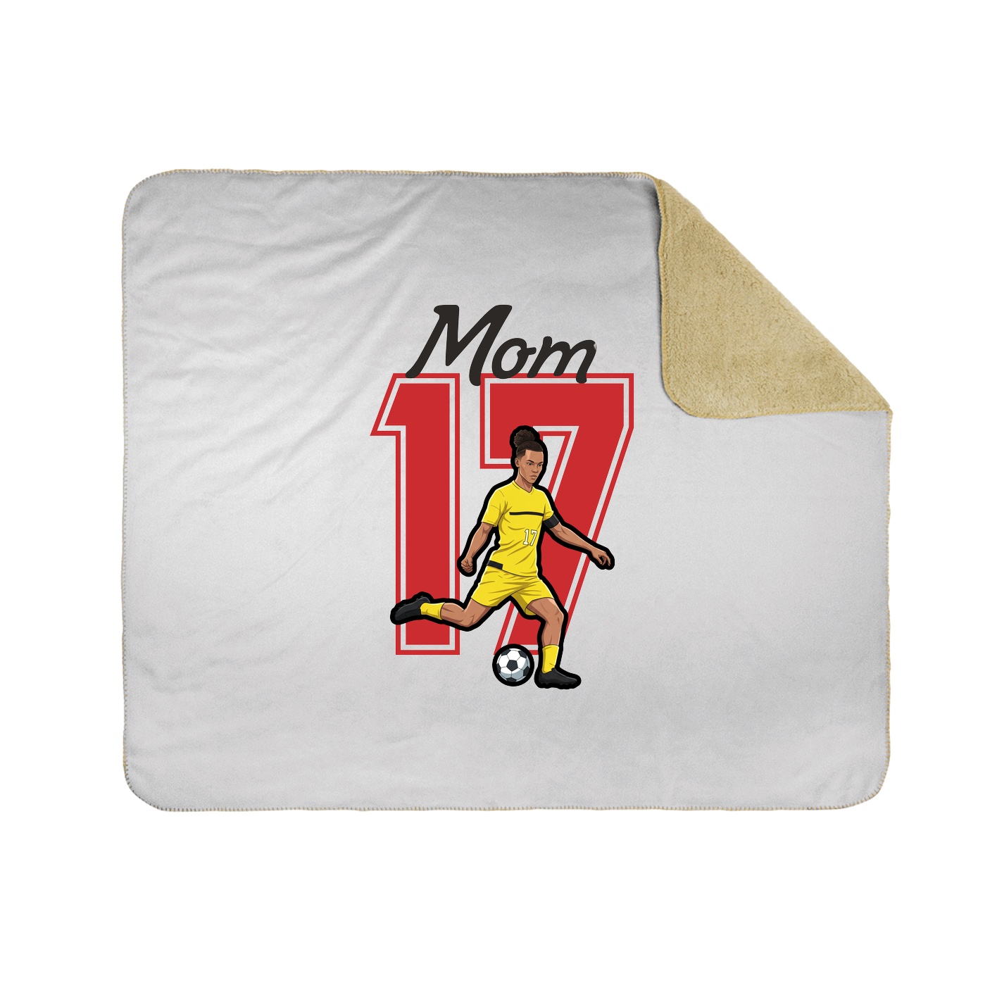 Throw Blanket — Mothers Day Shirsey in White