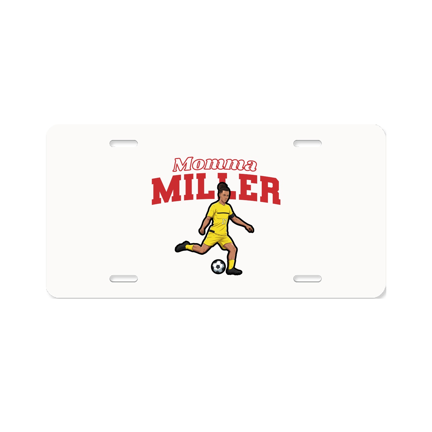 License Plate — Mothers Day Block in Classic