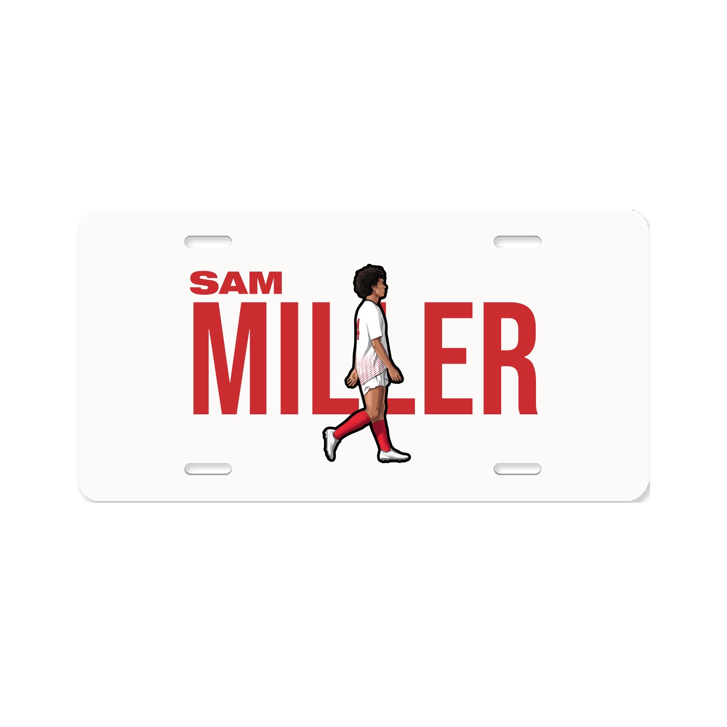 License Plate — Player Name in Classic