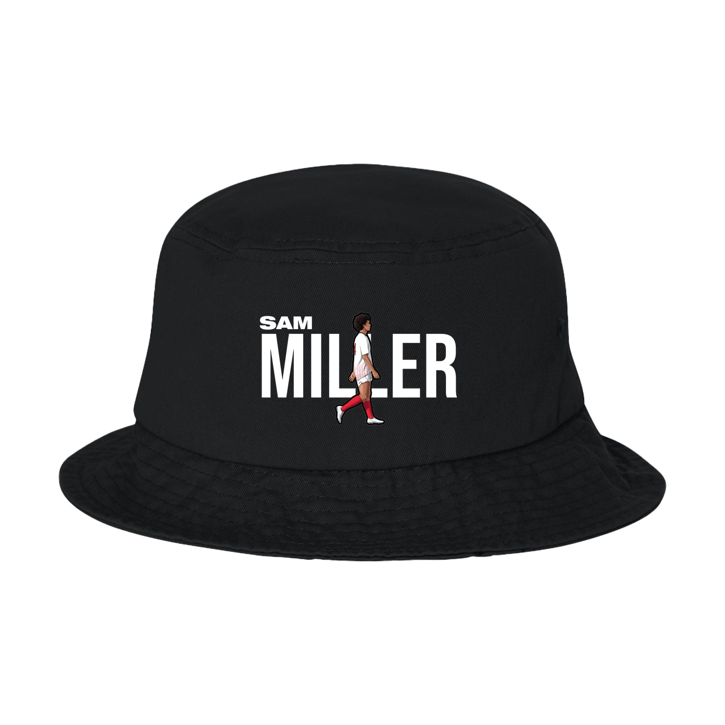 Bucket Cap — Player Name in Black