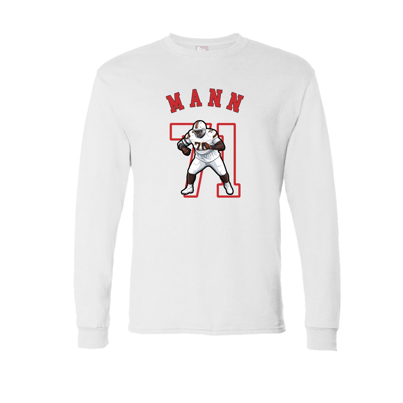 Long Sleeve Tee — Shirsey Arch in White