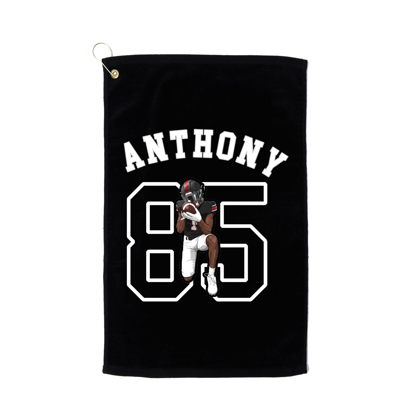 Golf Towel — Shirsey Arch in Black