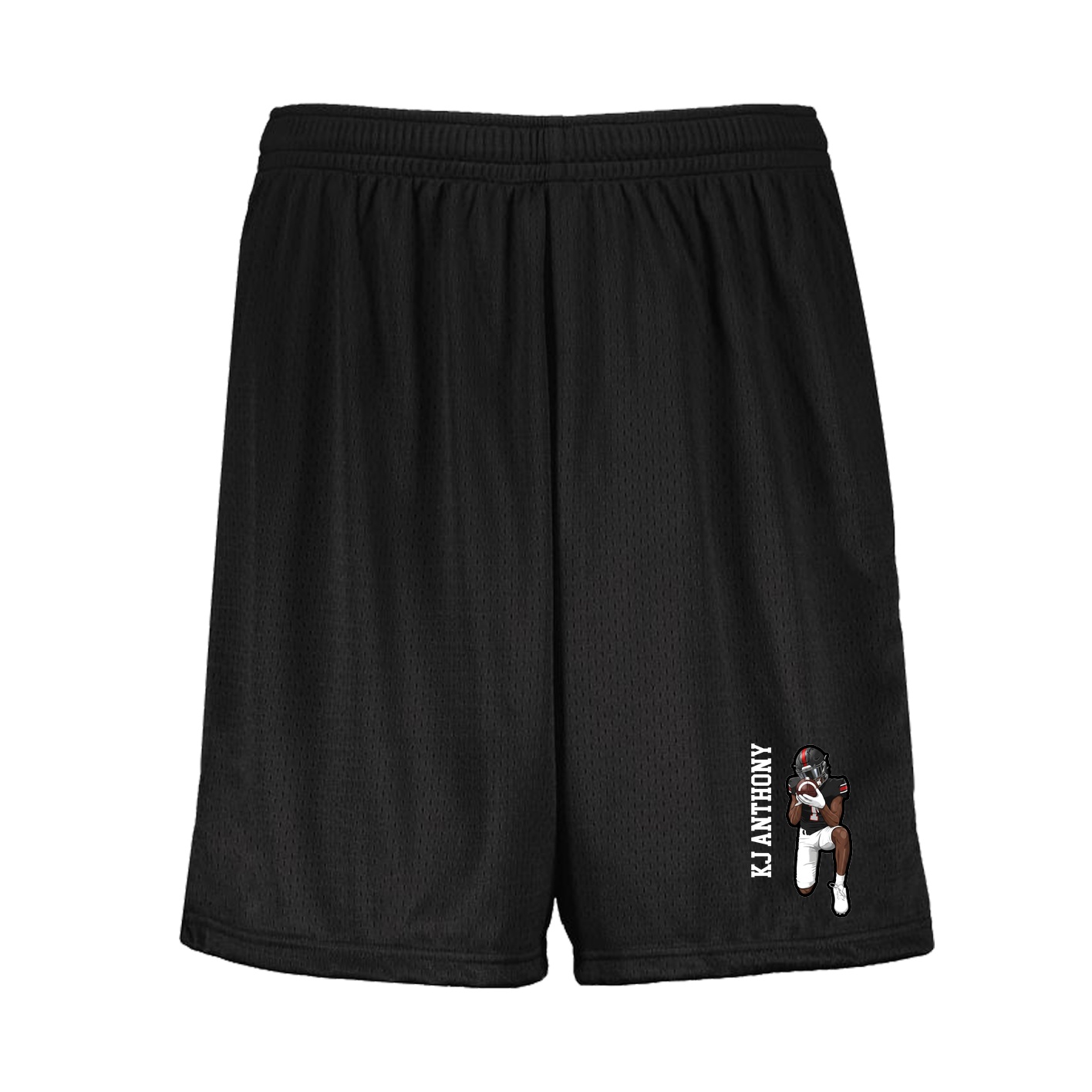 Shorts — Name Vertical in Black