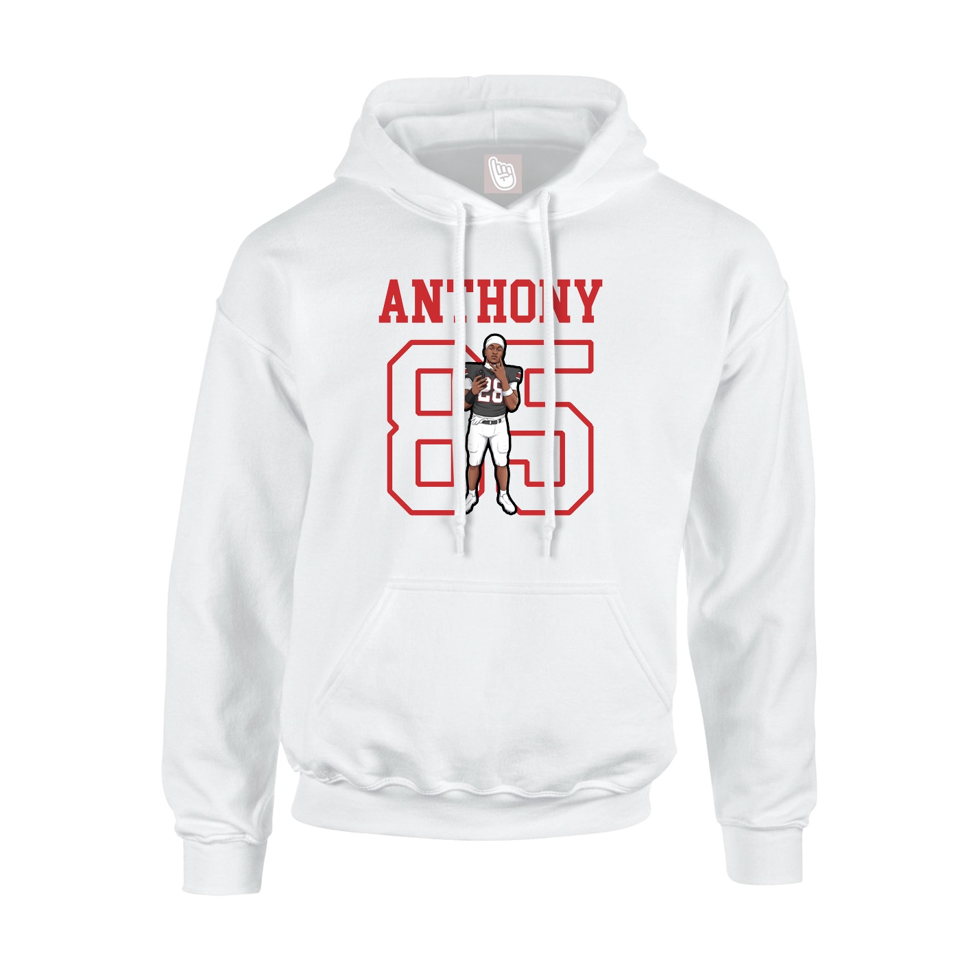 Hoodie — Shirsey in White