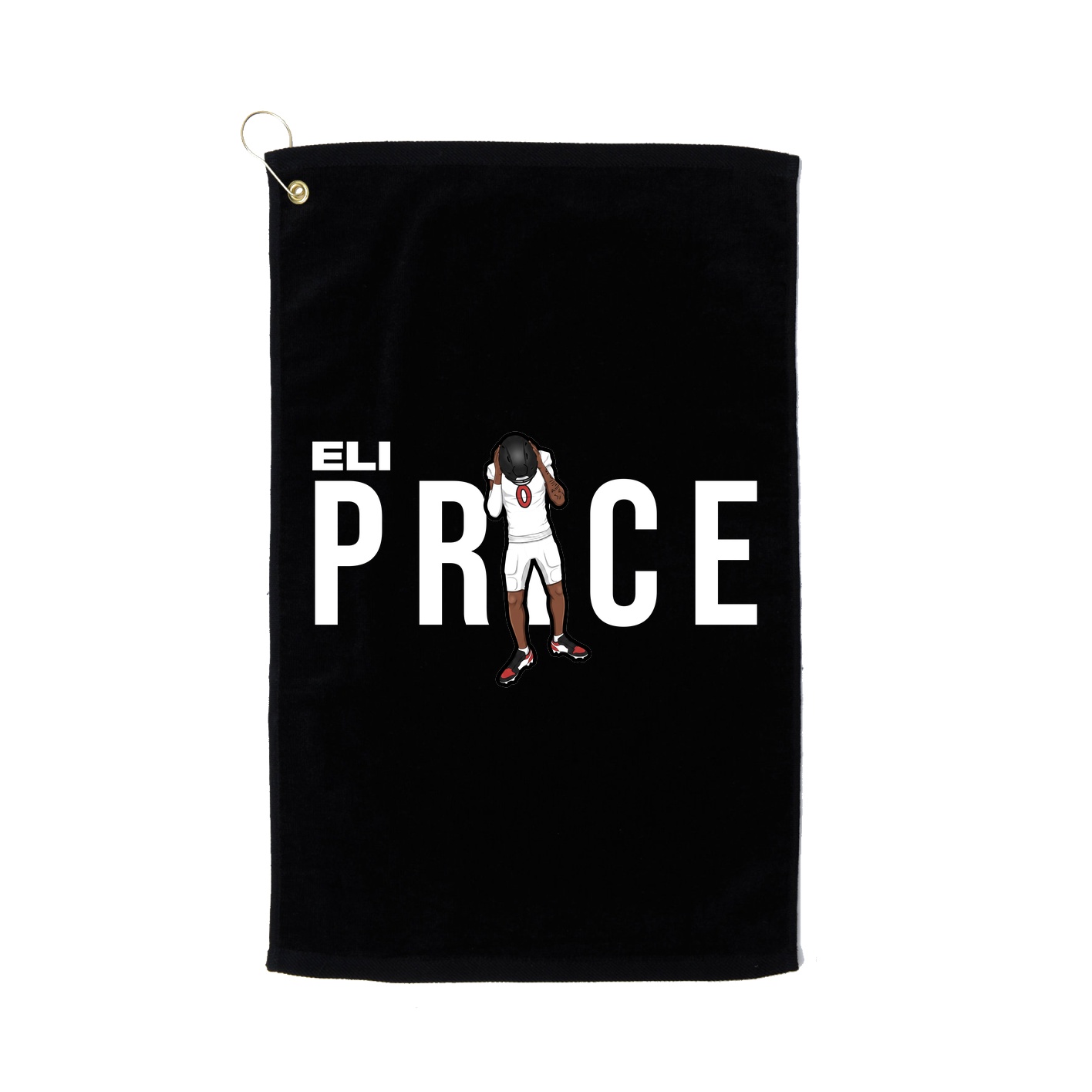 Golf Towel — Player Name in Black