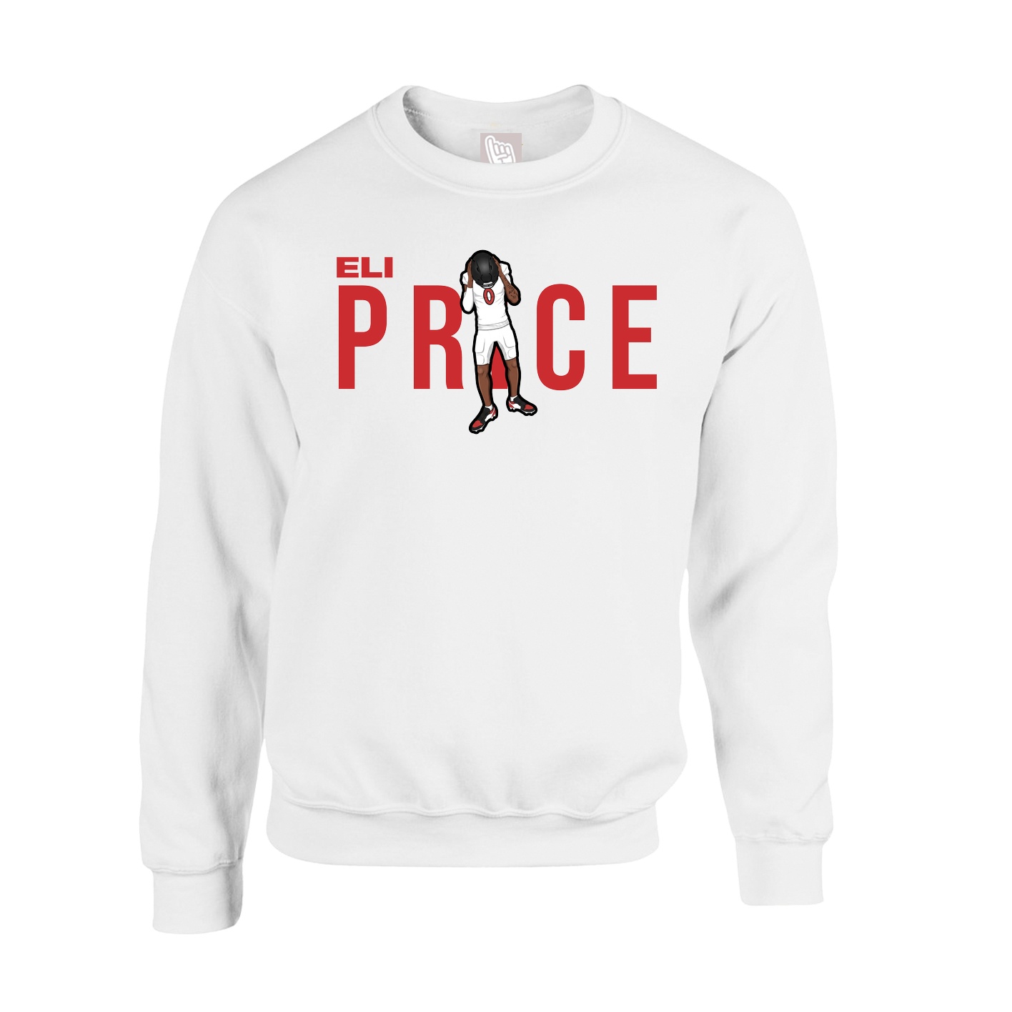 Fleece Crew — Player Name in White