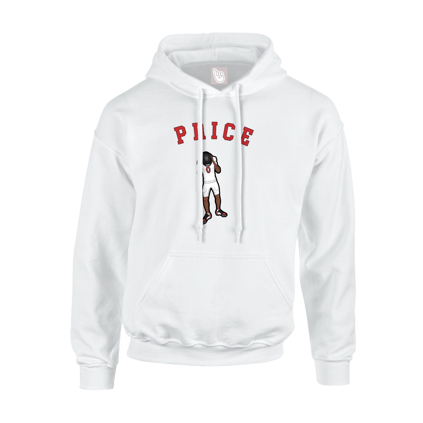 Hoodie — Shirsey Arch in White