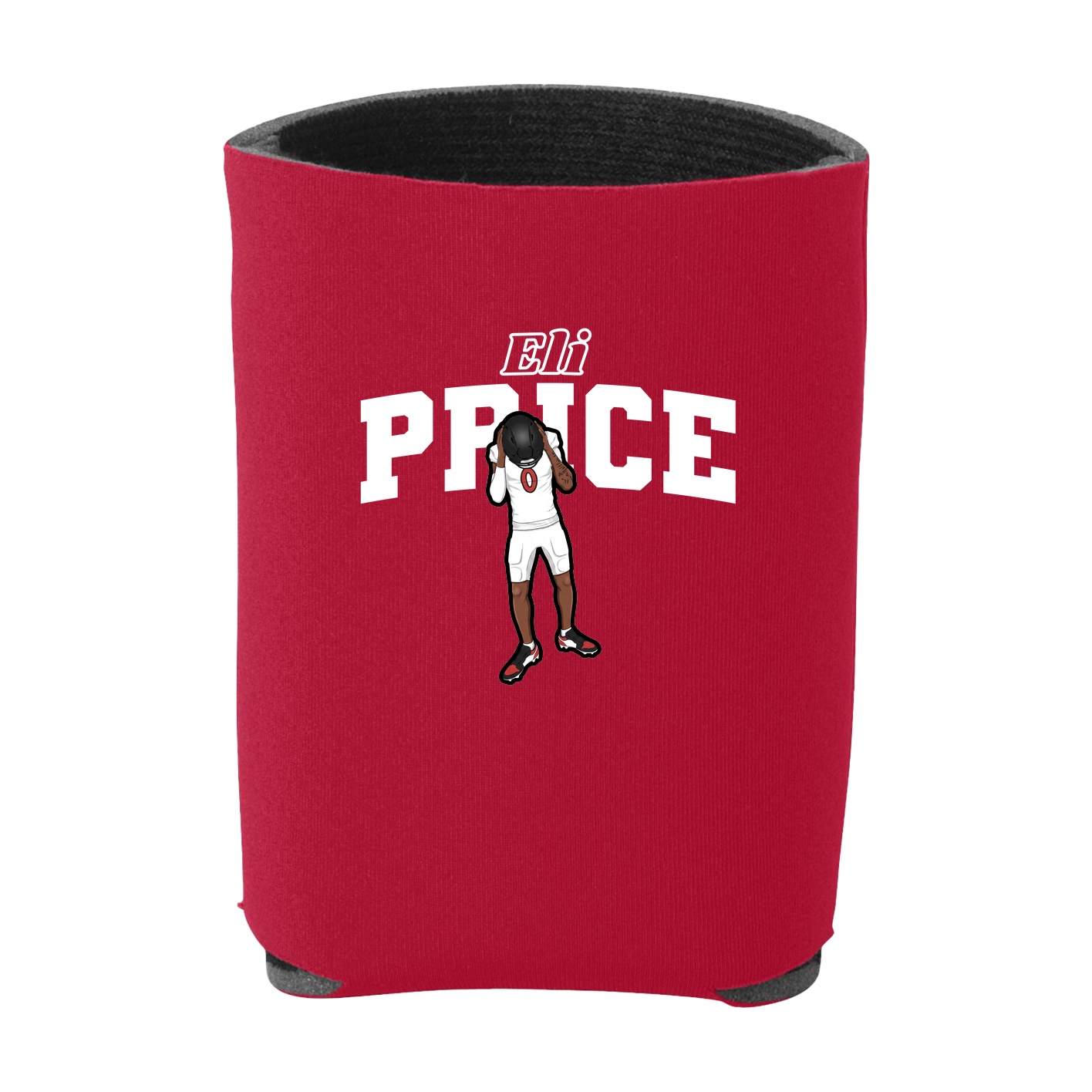 Can Holder — Name Arch in Red