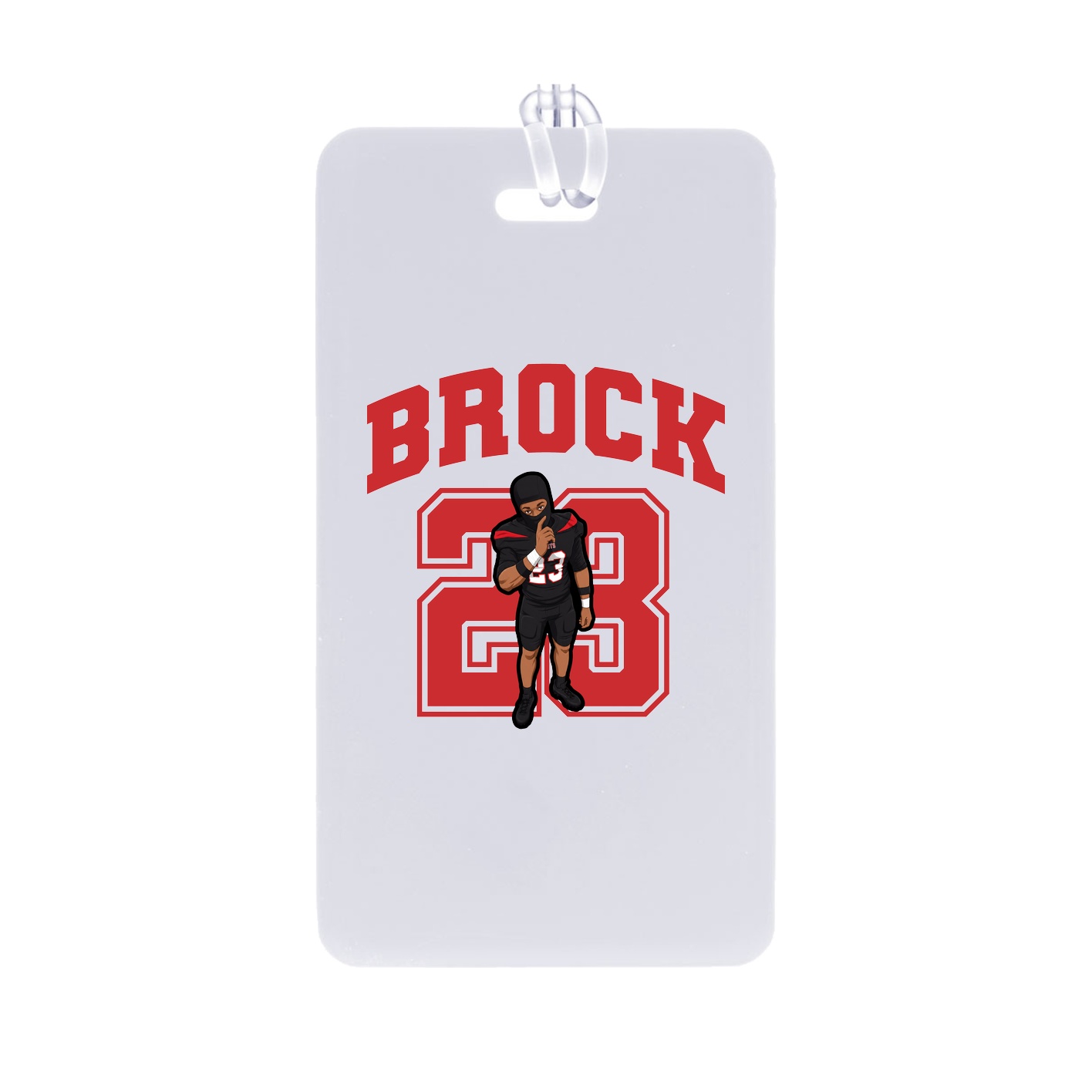 Bag Tag — Number in Classic