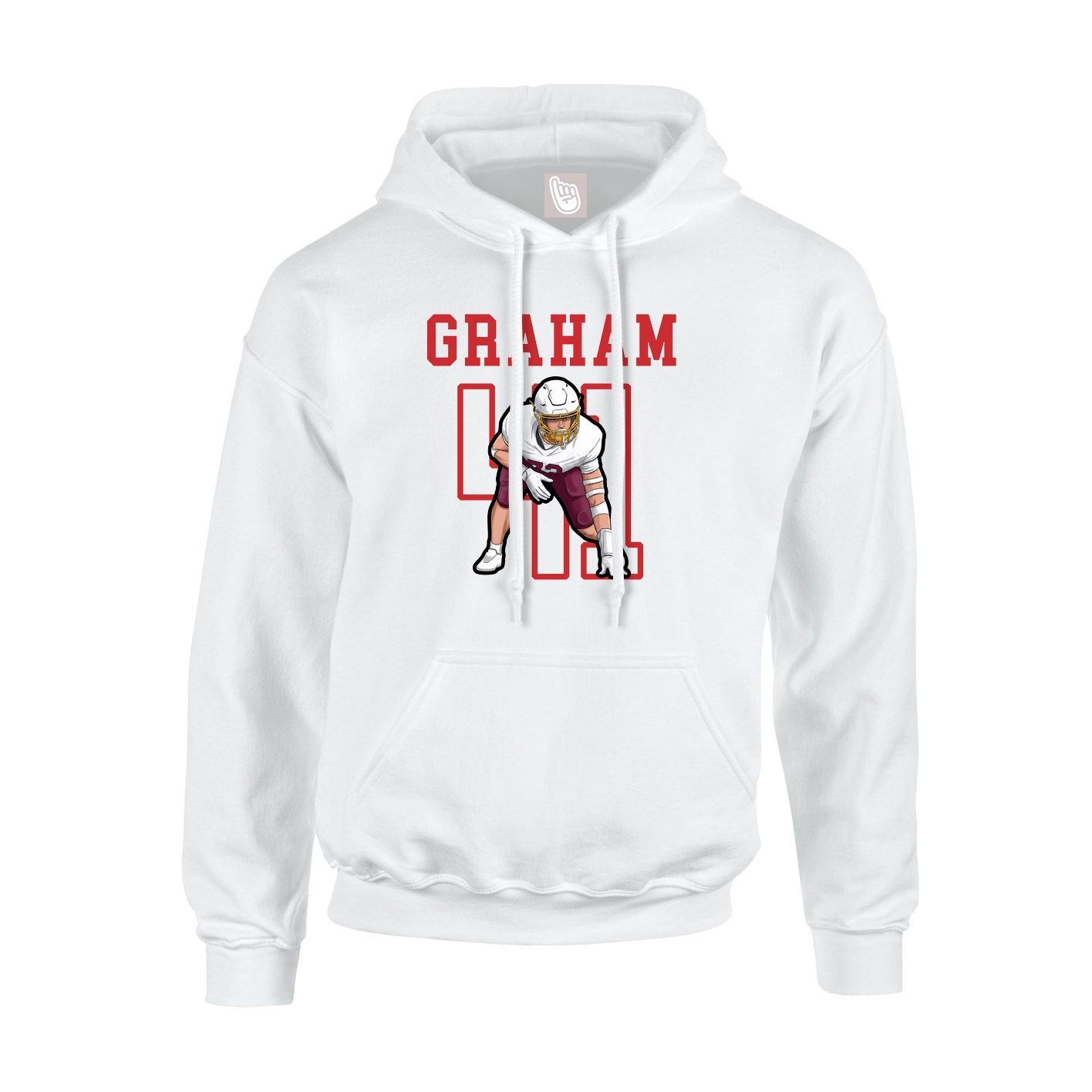 Youth Hoodie — Shirsey in White