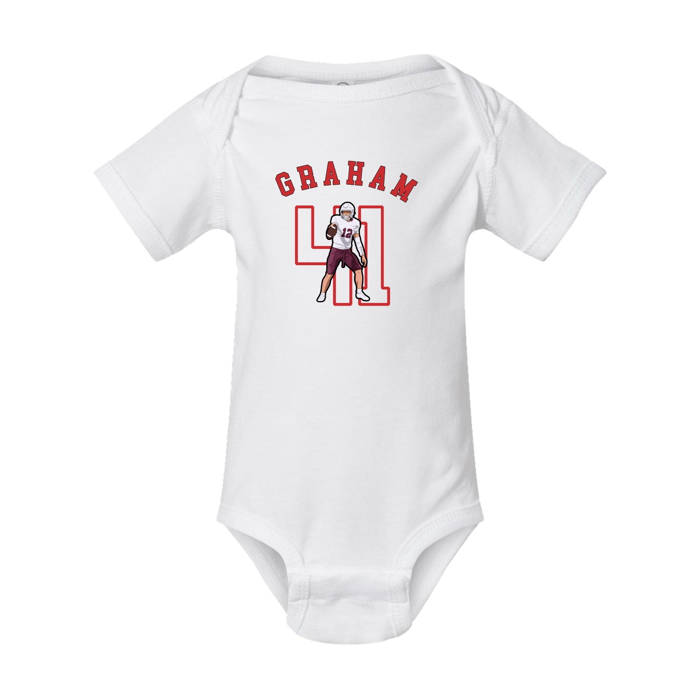 Baby Onesie — Shirsey Arch in White