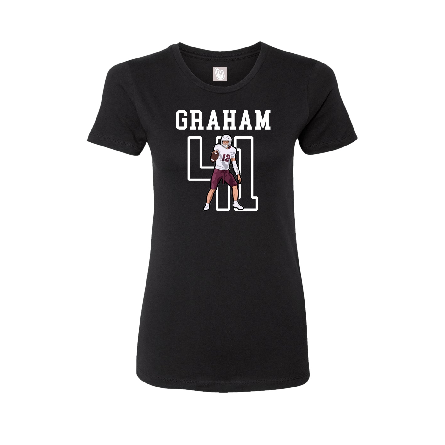 Fitted Women's Tee — Shirsey in Black