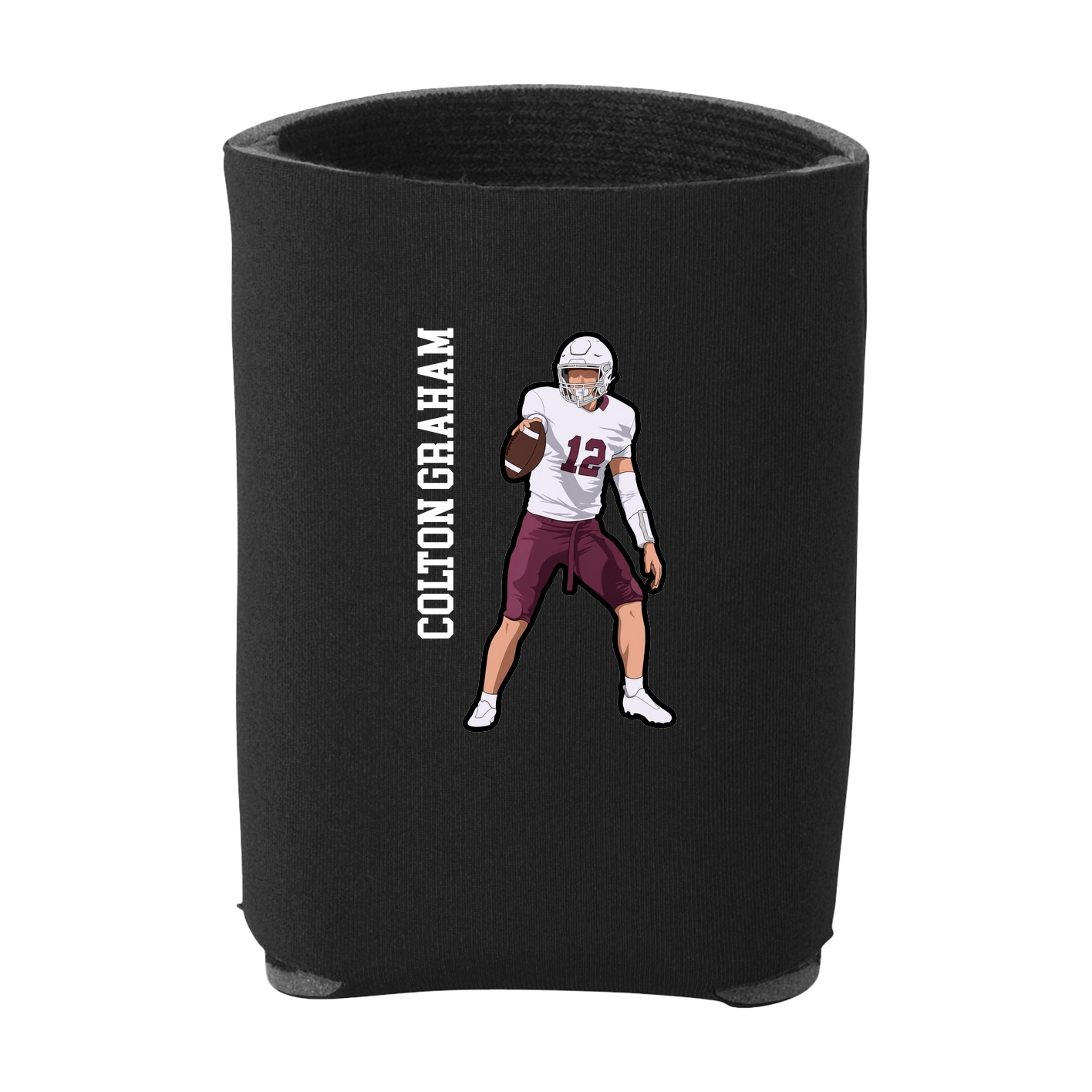 Can Holder — Name Vertical in Black