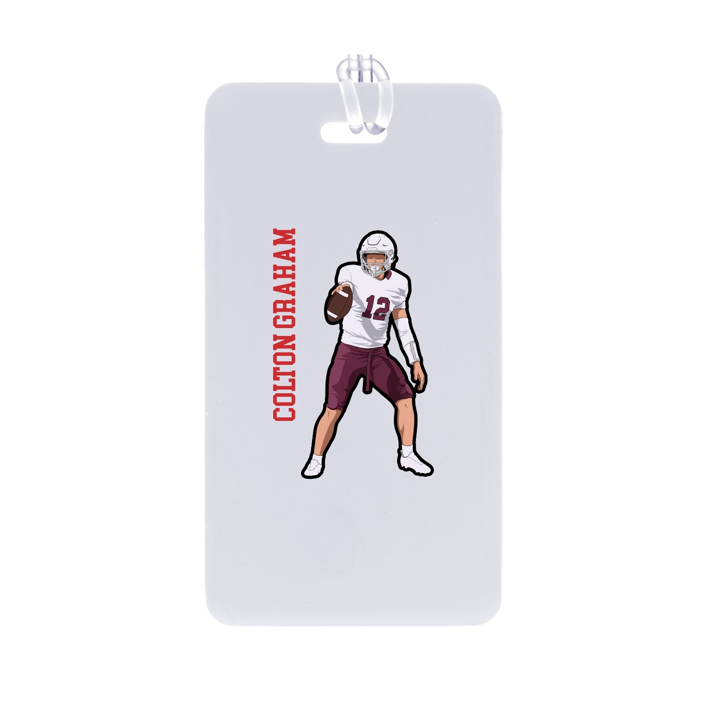 Bag Tag — Name Vertical in Classic