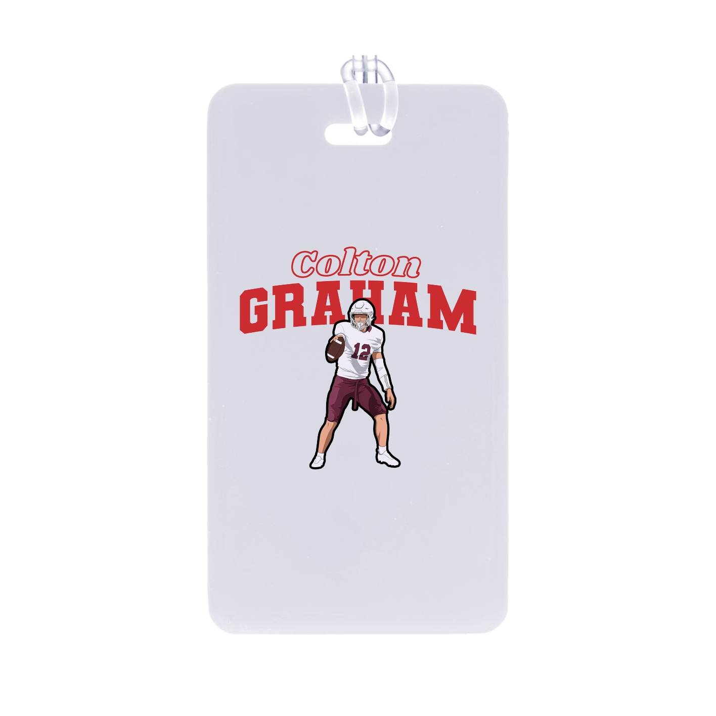 Bag Tag — Name Arch in Classic