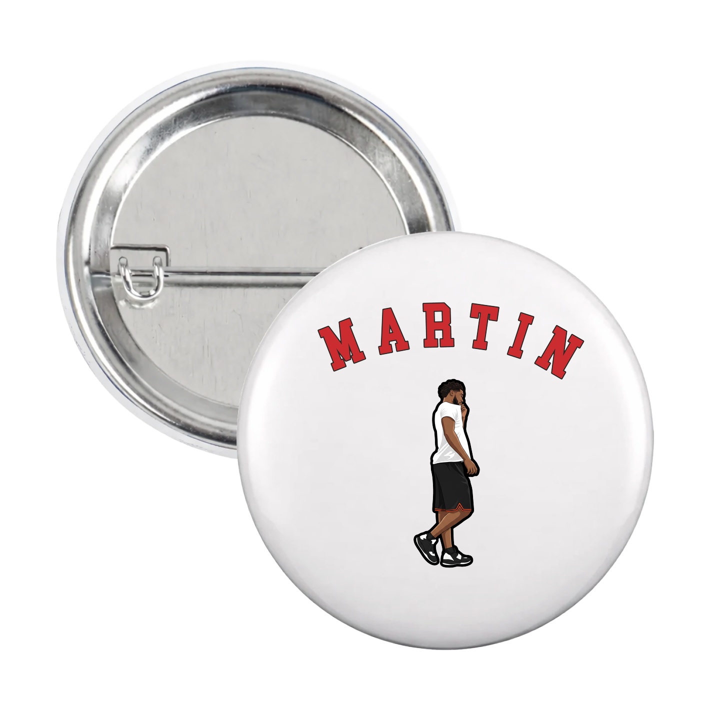 Game Day Button — Shirsey Arch in White